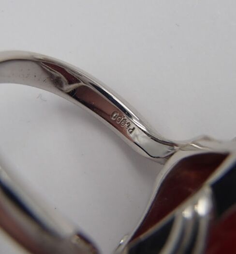 赤珊瑚 ダイヤモンド リング Pt900 D0.16ct 約14.7g 珊瑚 コーラル サンゴ アクセサリー 指輪