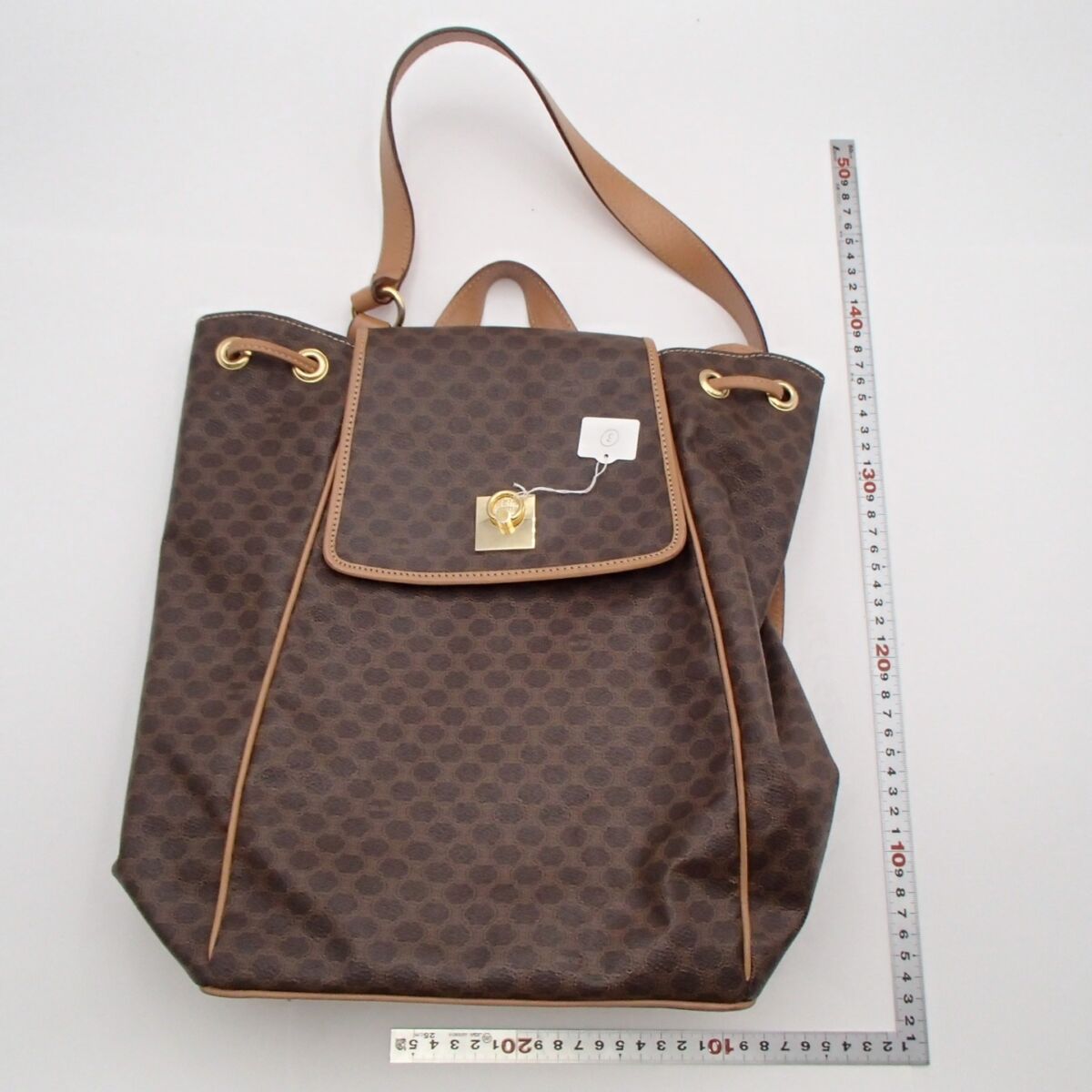 セリーヌ リュックマカダム PVC レザー ヴィンテージ CELINE