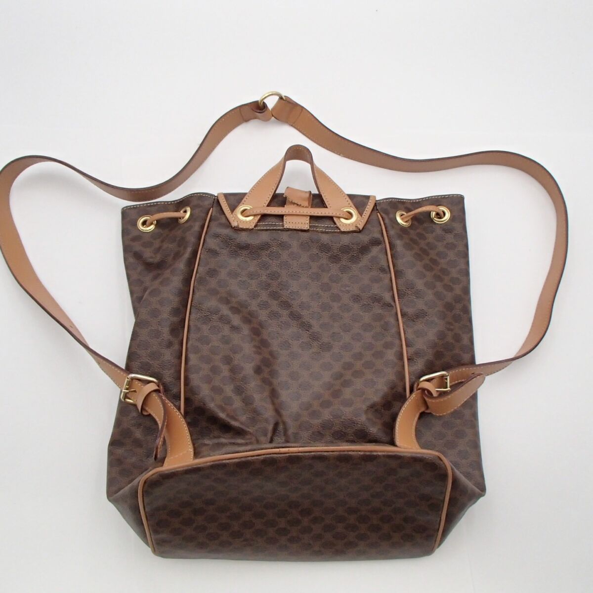 セリーヌ リュックマカダム PVC レザー ヴィンテージ CELINE