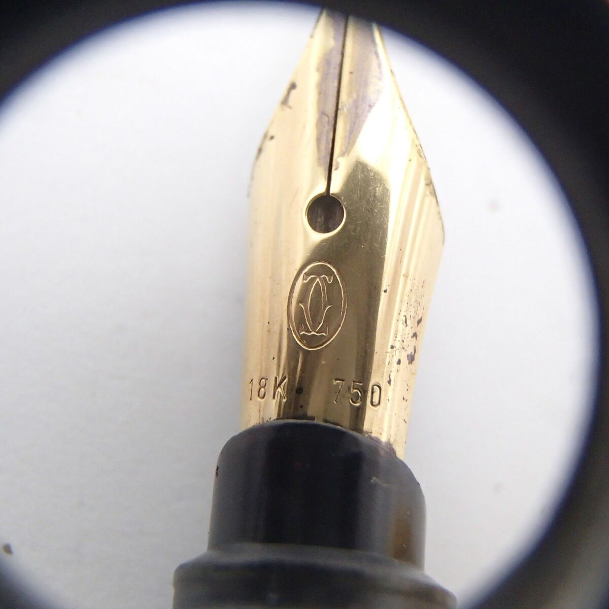 カルティエ ボールペン パンテール トリニティ ペン先18K 750 万円筆