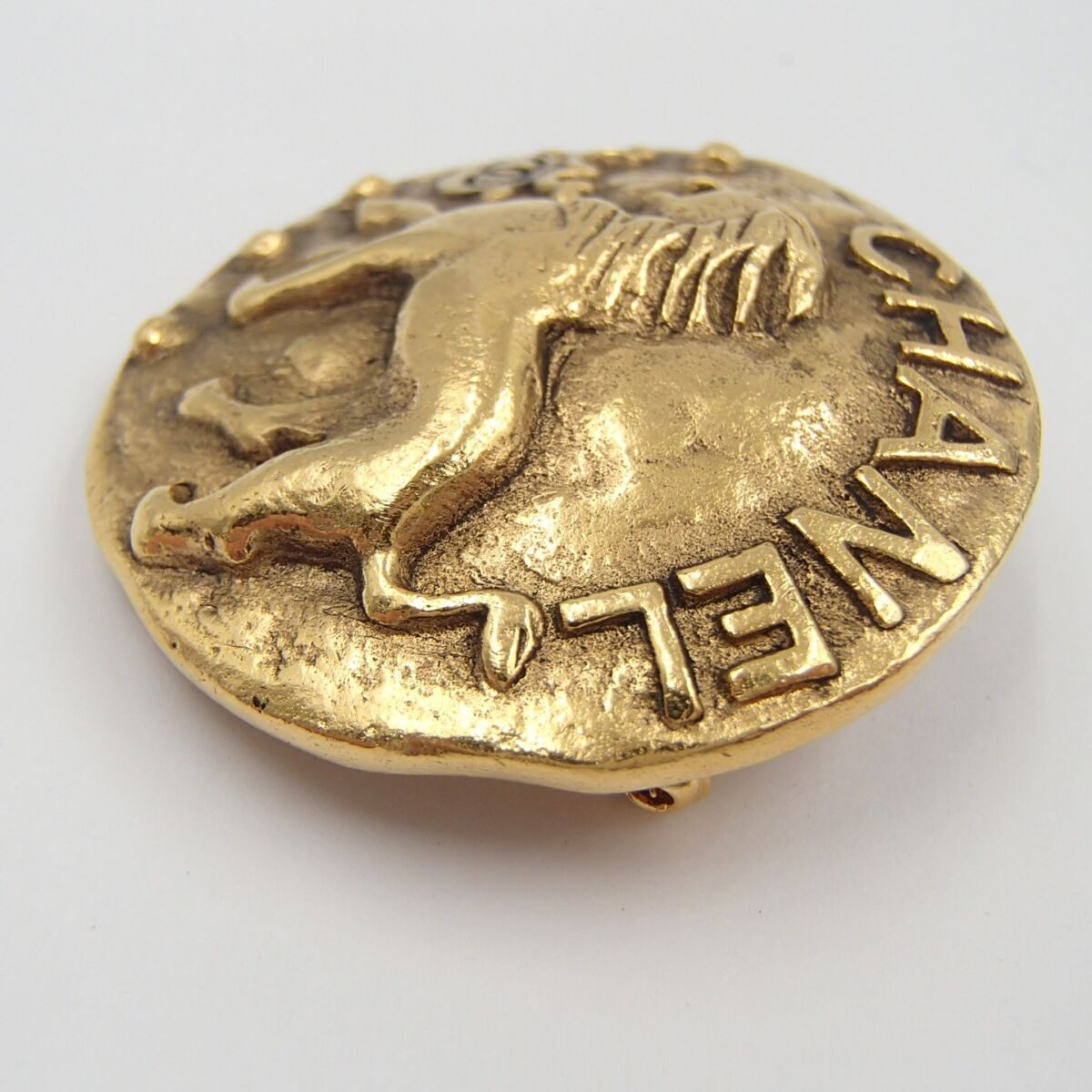 CHANEL シャネル 2 3 1186 シャネル ブローチ ライオンモチーフ ココ ココマーク ヴィンテージ アクセサリー ジュエリー