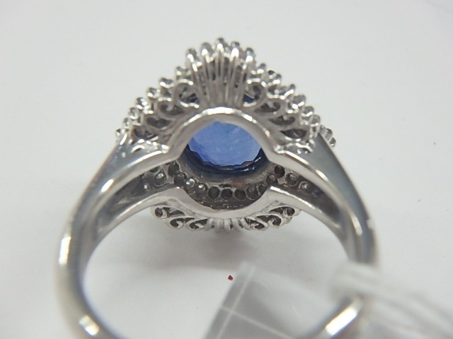 pt900 サファイア 10.1g 3.05ct 0.61ct