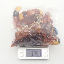 琥珀 ネックレス ペンダント ループタイ まとめて セット コハク 琥珀色