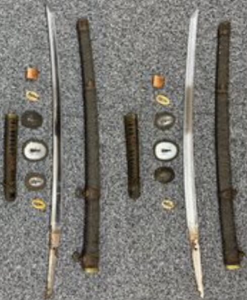 日本刀　刀　無銘　長さ 65.0cm　刀身重量約822g　錆あり　※刃こぼれ　錆あり 12万