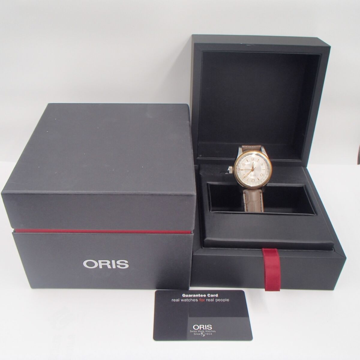 オリス ビッグクラウン ORIS 7679-43 自動巻き 稼働品 箱・説明書等完備