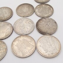 銀貨10枚まとめ 5フラン 約246.5g