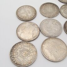 銀貨10枚まとめ 5フラン 約246.5g
