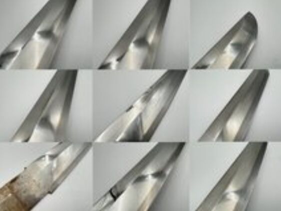 日本刀　刀　無銘　長さ 65.0cm　刀身重量約822g　錆あり　※刃こぼれ　錆あり 12万