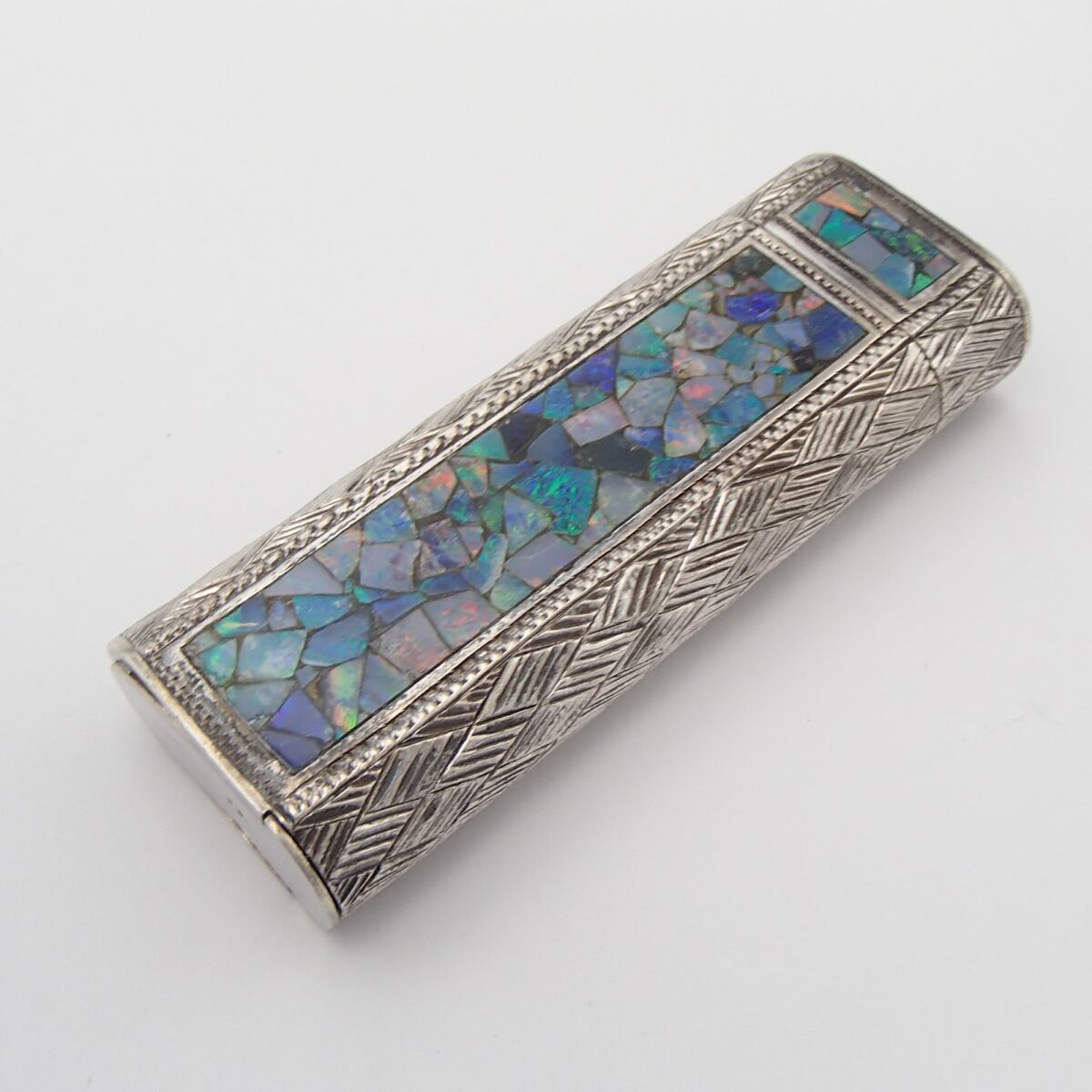 Cartie カルティエ モザイクオパール ガスライター 喫煙具 着火未確認