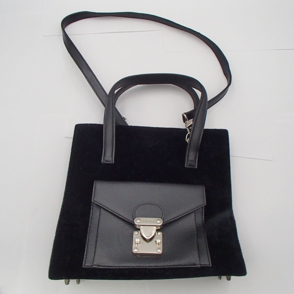 FENDI フェンディ バック カバン トートバッグ ブラック レディース