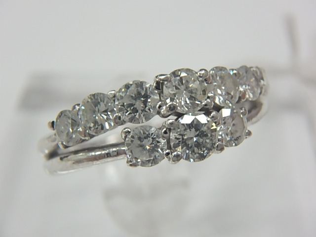 Pt900　ダイヤモンドリング　6.3g　1.00ct