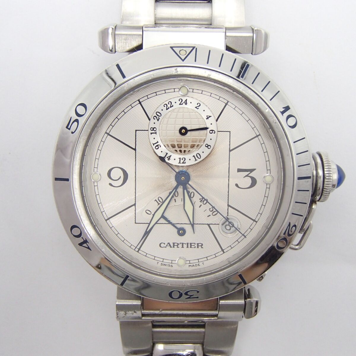 Cartier カルティエ パシャ38mm パワーリザーブ W3103755 AT