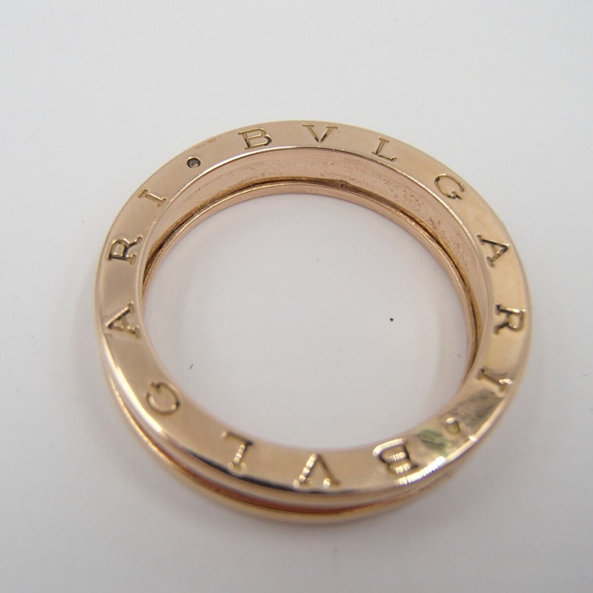 BVLGARI ブルガリ B-zero1 ビーゼロワン リング K18 750 約7.7g ＃62 指輪 ブランド アクセサリー