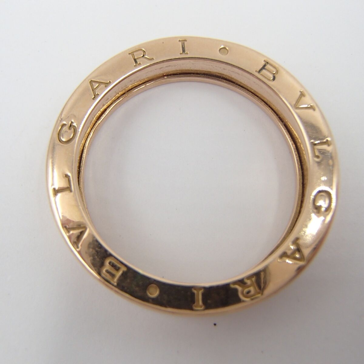 BVLGARI ブルガリ B-zero1 ビーゼロワン リング K18 750 約7.7g ＃62 指輪 ブランド アクセサリー