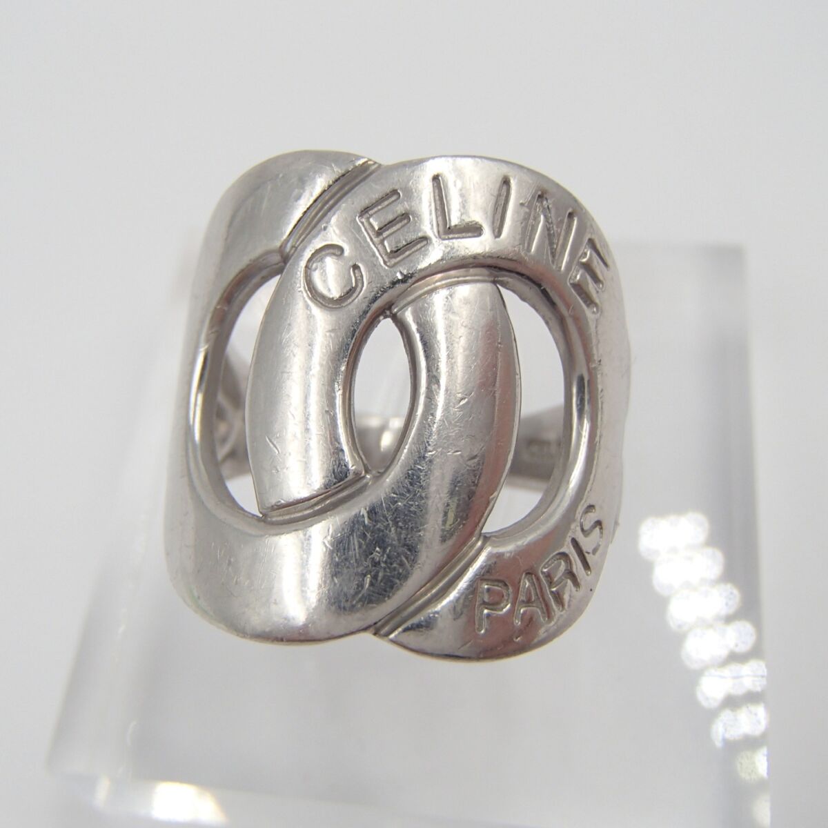 CELINE セリーヌ ロゴ リング Pt900 約18.3g ブランド 指輪 