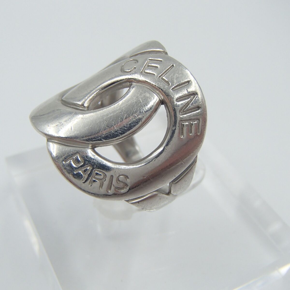 CELINE セリーヌ ロゴ リング Pt900 約18.3g ブランド 指輪 