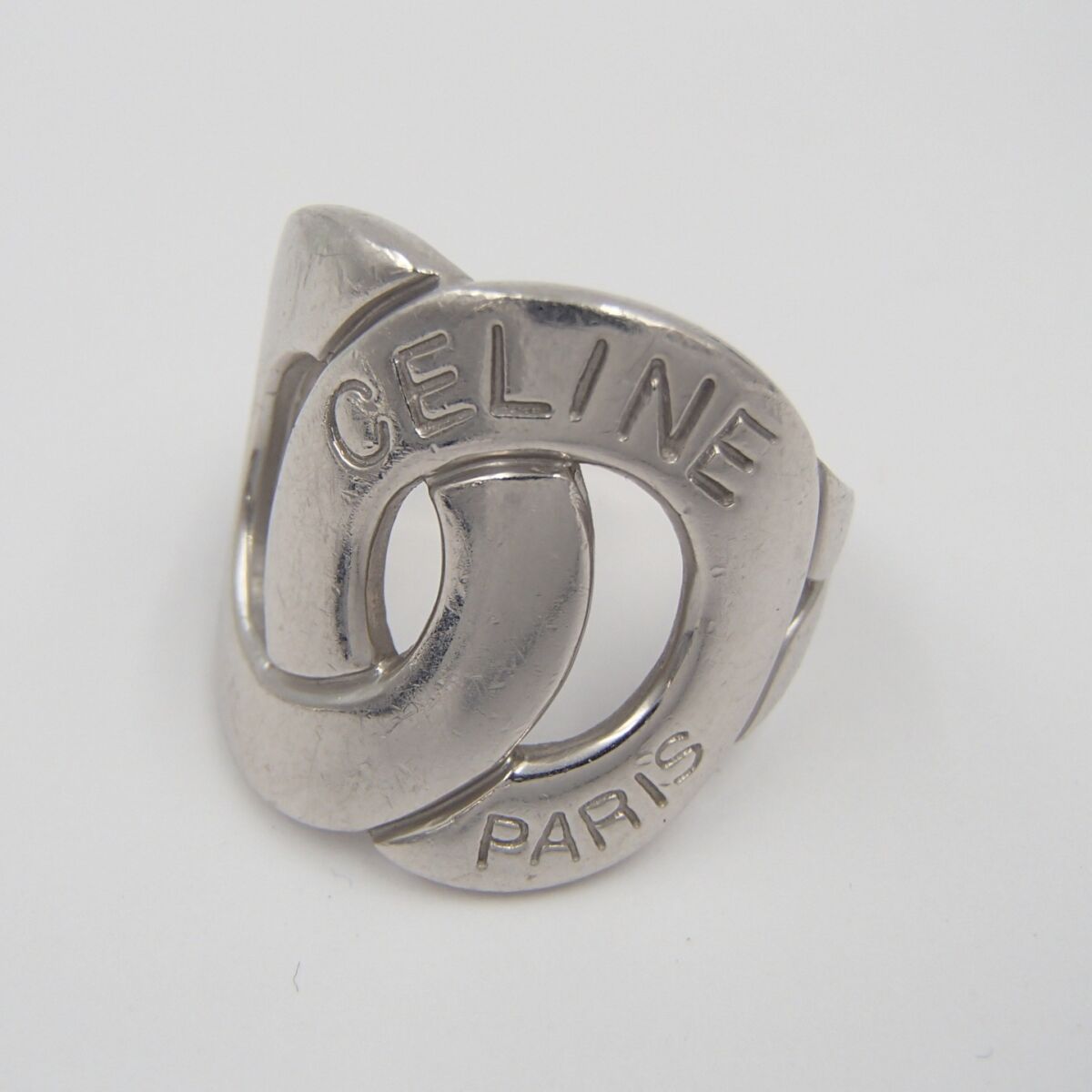 CELINE セリーヌ ロゴ リング Pt900 約18.3g ブランド 指輪 