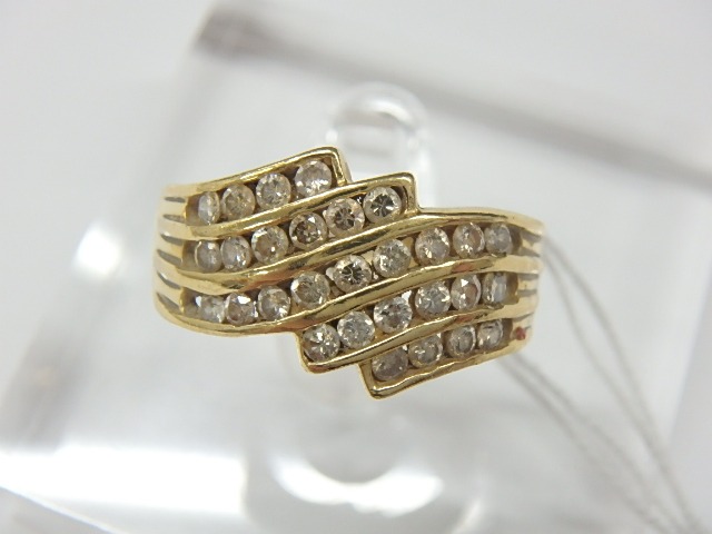 土台k18 ダイヤ 0.58ct　総重量4.7ｇリング
