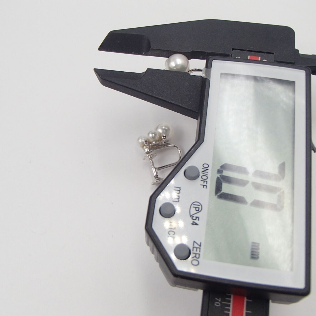 MIKIMOTO ミキモト パール イヤリング K18 750 約5.9g  ダイヤ 真珠 アクセサリー 箱