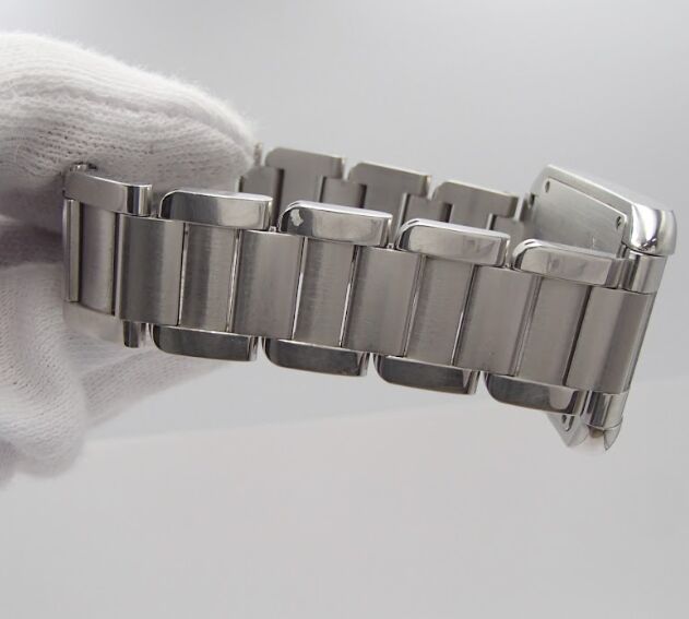 Cartier カルティエ タンクアングレースMM W5310044 レディース 稼働 