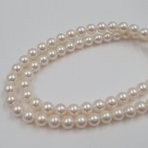 MIKIMOTO ミキモト パール ネックレスWGK14 約30.3g 丸玉6.7㎜  真珠 アクセサリー 