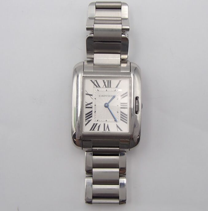 Cartier カルティエ タンクアングレースMM W5310044 レディース 稼働 