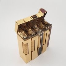 Dunhill dunhill ダンヒルライター まとめ 5点ガスライター 喫煙具 着火未確認 箱