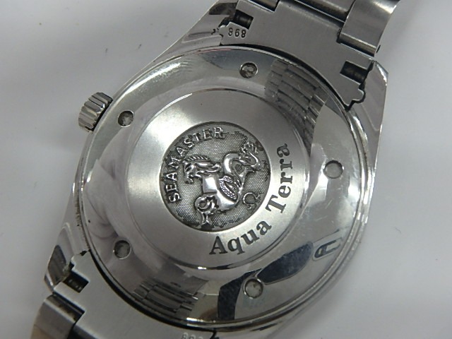 オメガ　OMEGA　シーマスター　Seamaster　150m　Aqua Terra　黒　メンズ　腕時計　