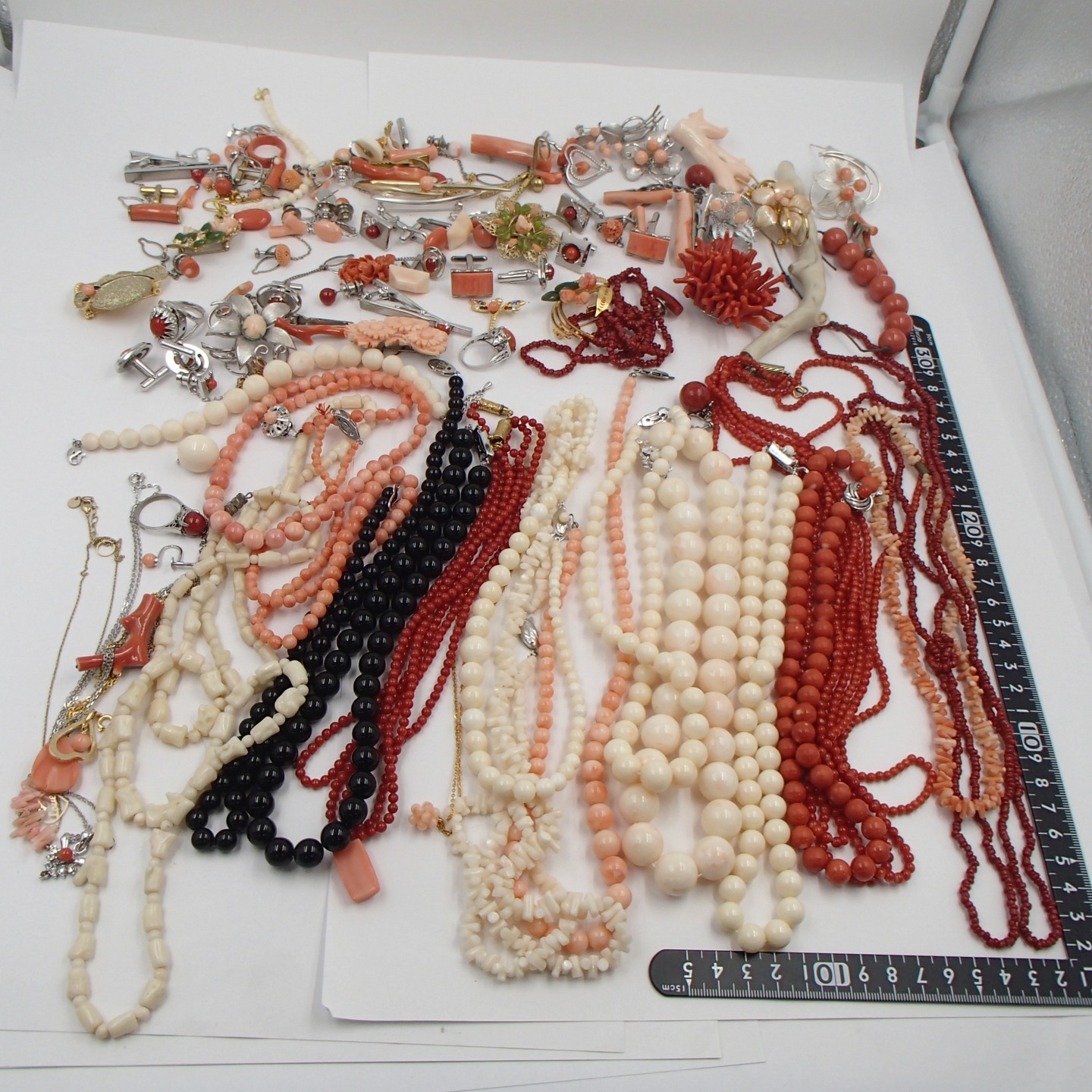 様々な珊瑚のアクセサリーを大量にお買取りしました！ 長野県のお客様