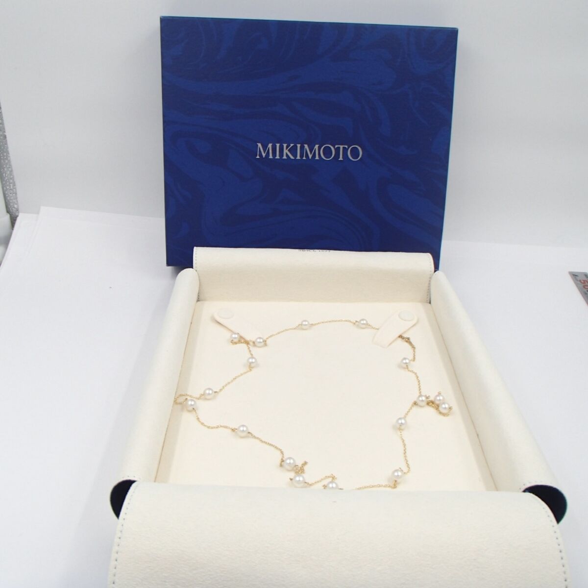 MIKIMOTO ミキモト パール ネックレスK18 750 約9.7g 丸玉6.3㎜