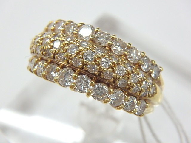 K18 ダイヤモンドリング（8.1g／1.50ct）