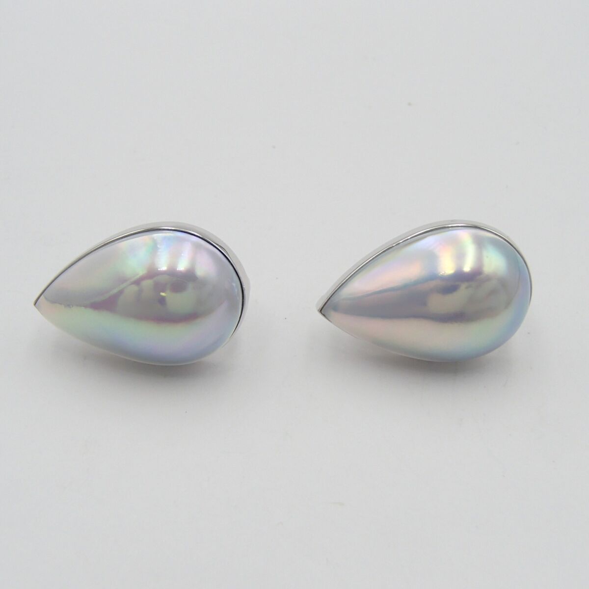 TASAKI（田崎真珠） マベパール K18WGイヤリング７g