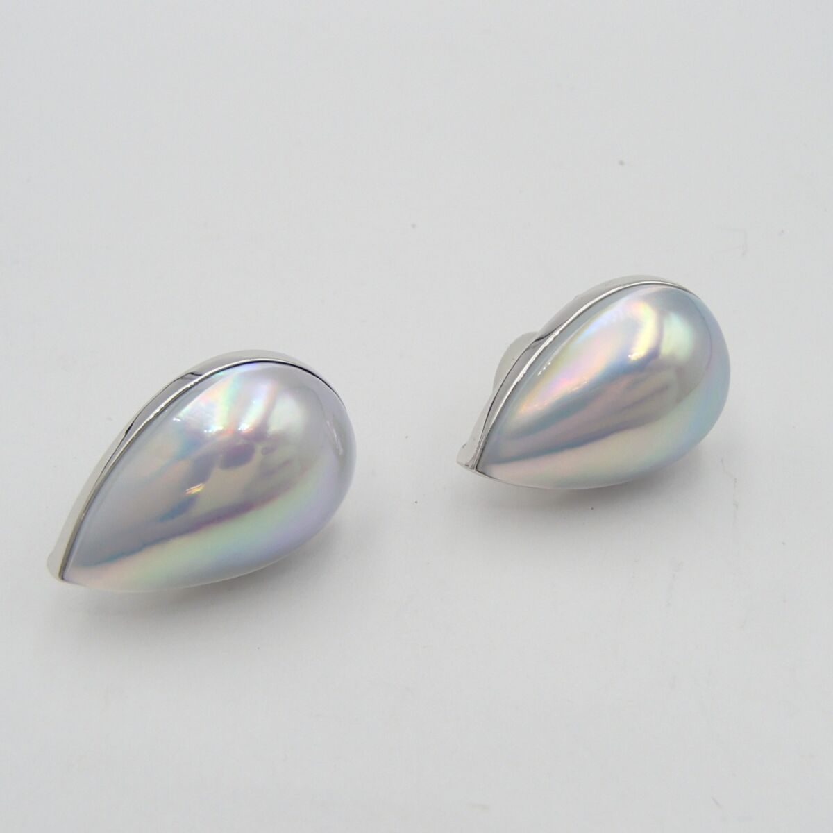 TASAKI（田崎真珠） マベパール K18WGイヤリング７g