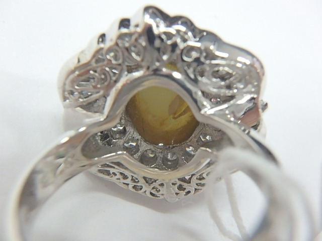 pt900 クリソベリルキャッツアイ 10.8g 3.434ct 1.33ct