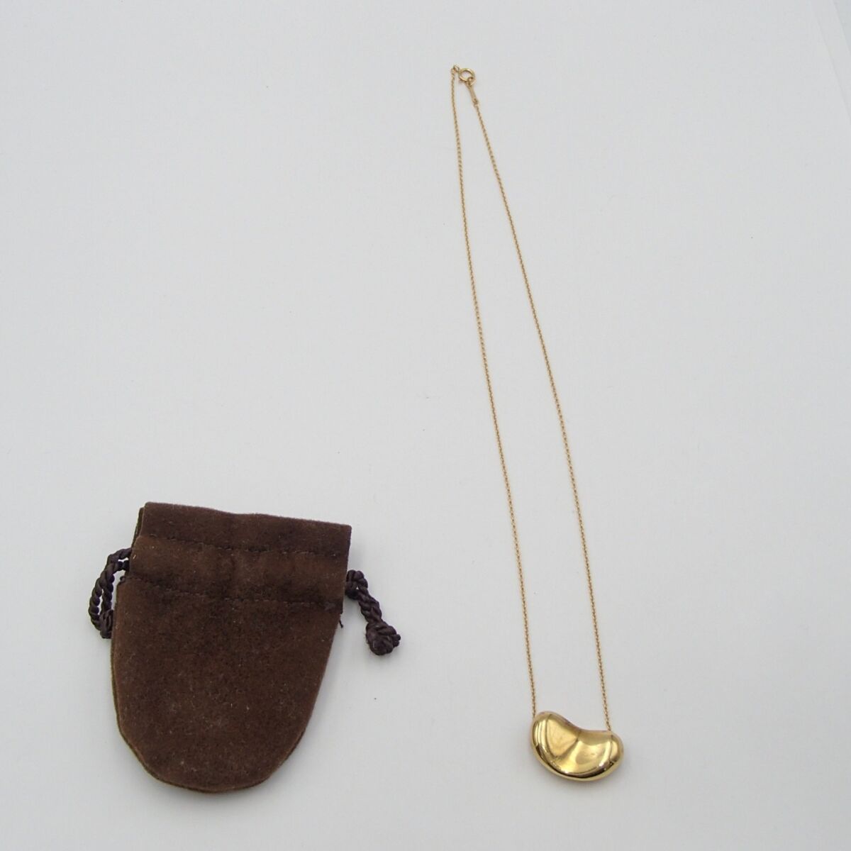 TIFFANY&Co.ティファニービーンズネックレス K18750約6.1gブランドアクセサリー