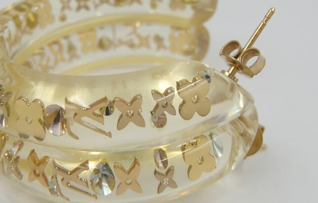 Louis Vuitton　フープピアス