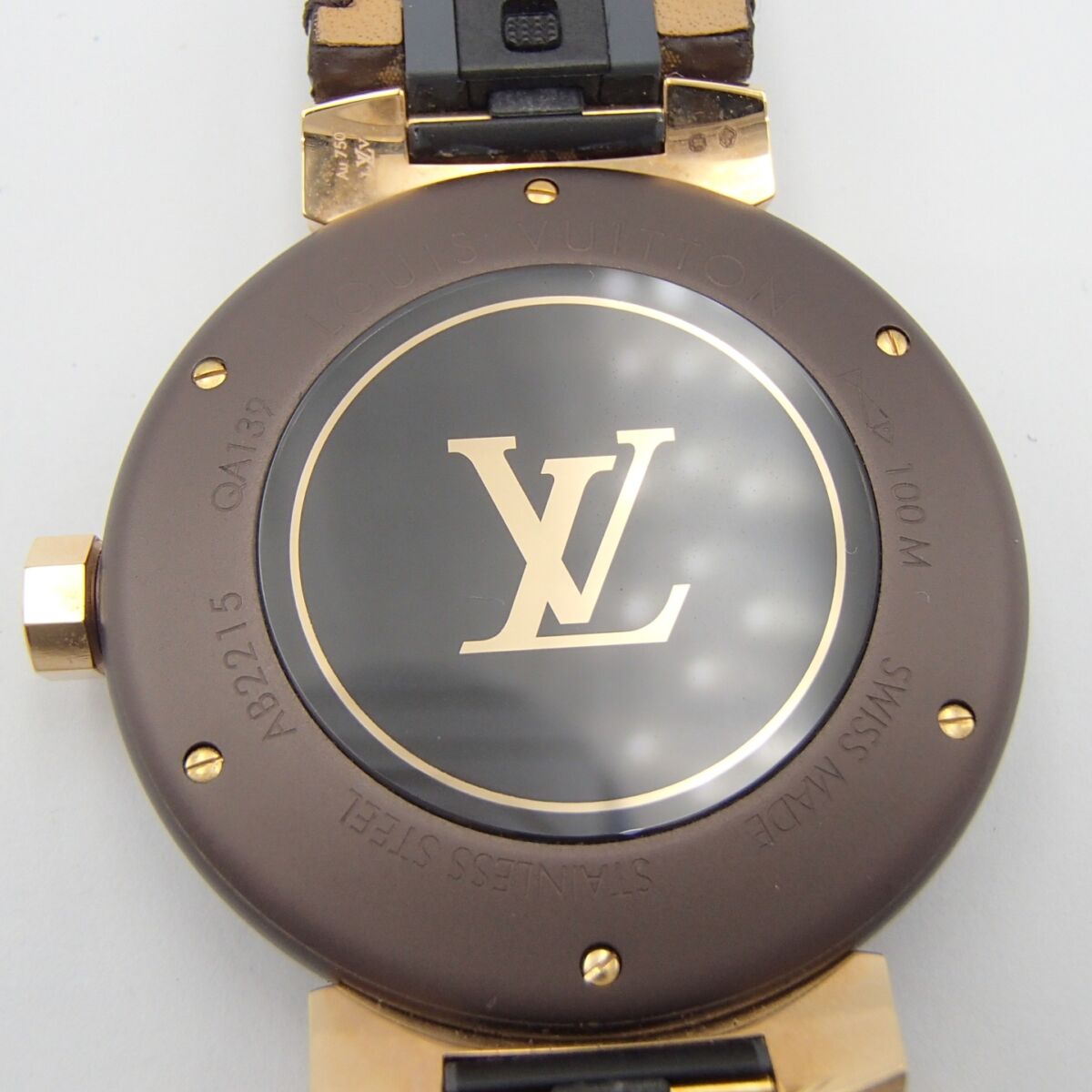 Louis Vuitton ルイヴィトン タンブール QA139　AB2215　SS×PG×モノグラム柄革 稼働品