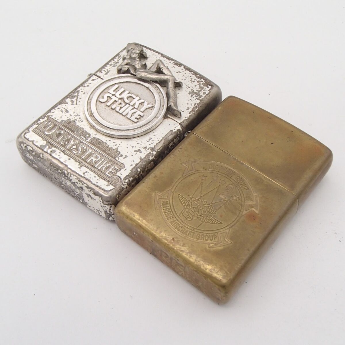 ZIPPO ジッポ まとめ 2点 ライター 喫煙グッズ 喫煙具 着火未確認