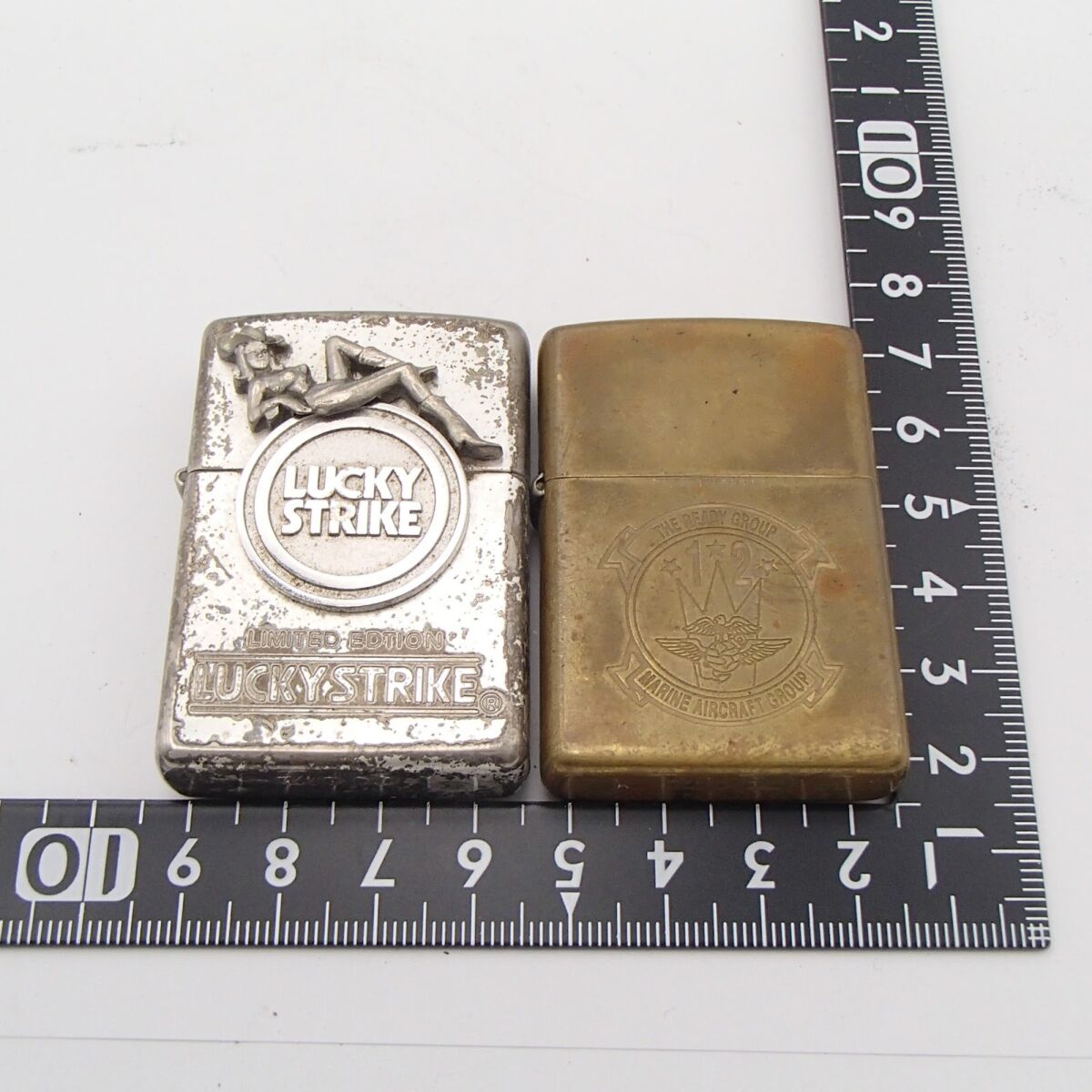 ZIPPO ジッポ まとめ 2点 ライター 喫煙グッズ 喫煙具 着火未確認