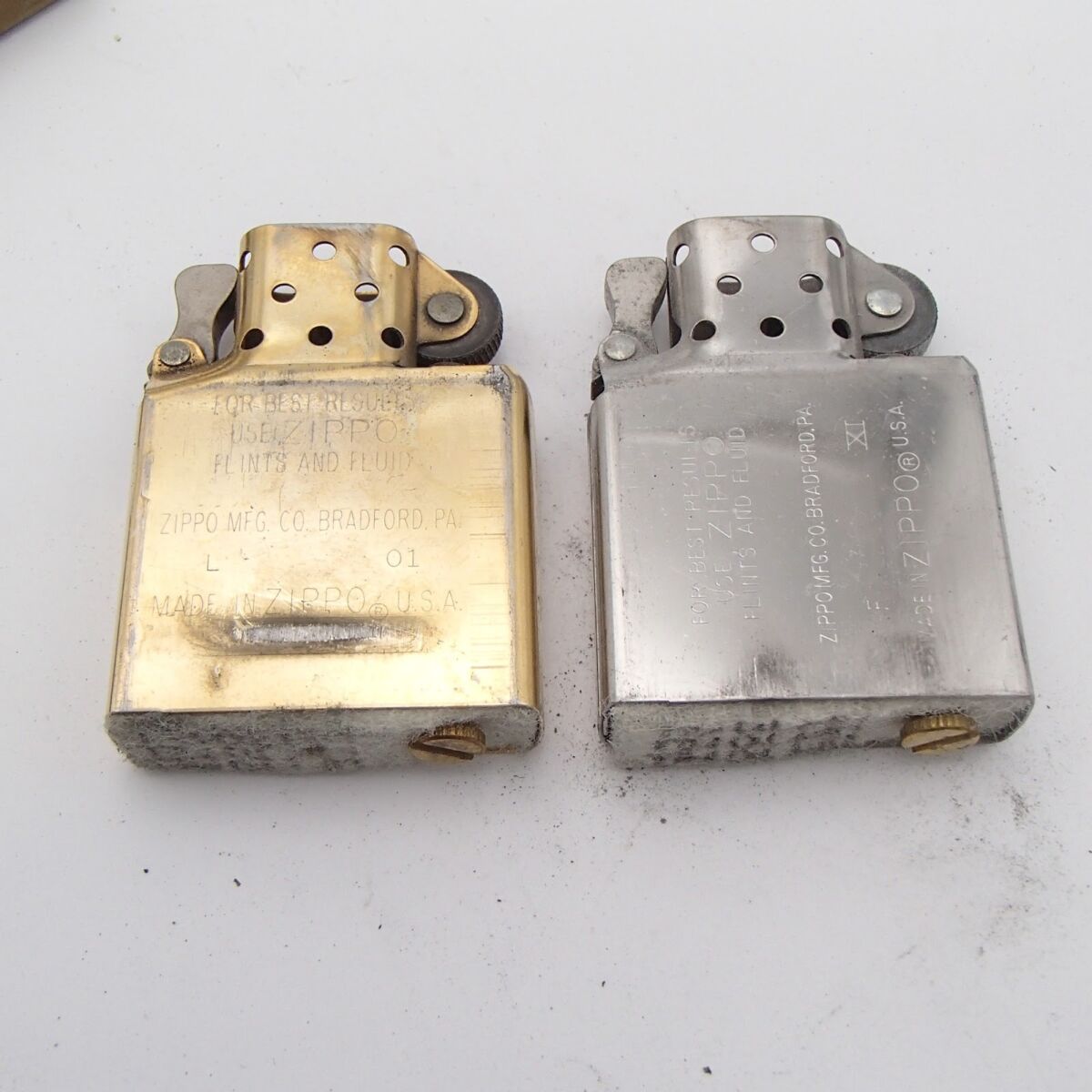 ZIPPO ジッポ まとめ 2点 ライター 喫煙グッズ 喫煙具 着火未確認