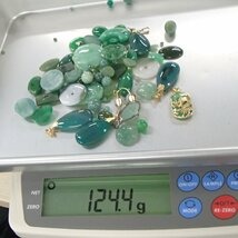 翡翠 ヒスイ ヒスイ風 ルース 約124.4g