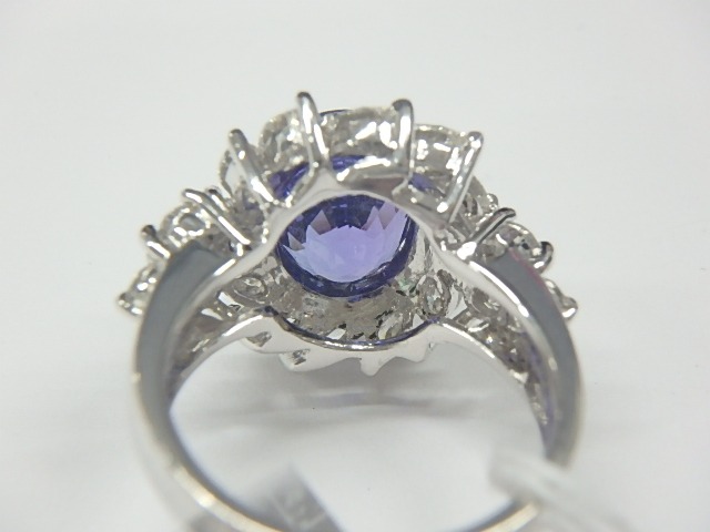ゾイサイト 4.51ct Ptリング