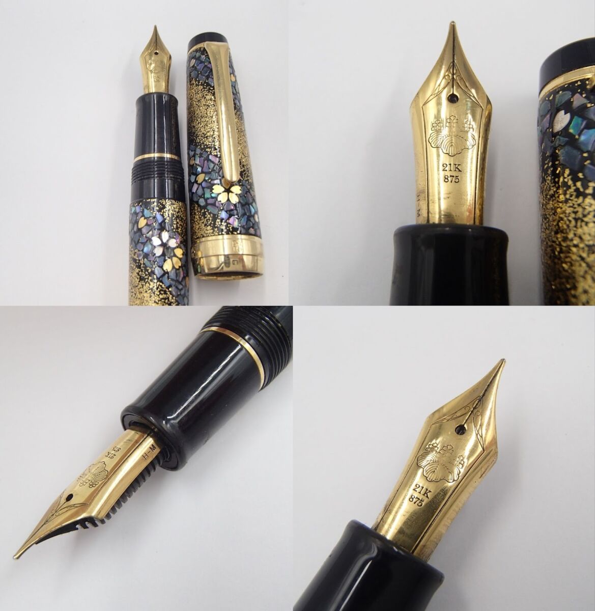 SAILOR セーラー 高級万年筆 内閣総理大臣 特別慰労品 金蒔絵 螺鈿 21K 箱付 美品 希少品　筆記未確認