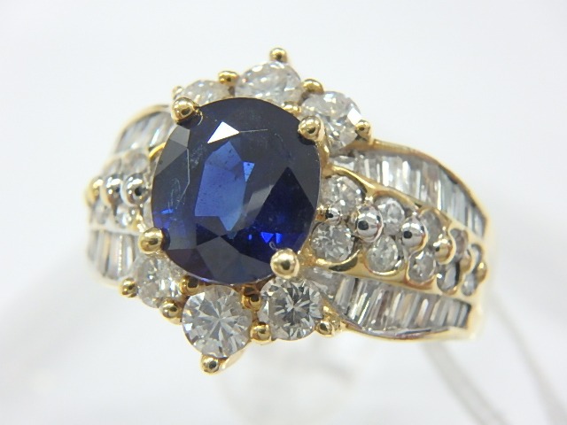 k18 サファ 7.9g 1.7ct 1.29ct