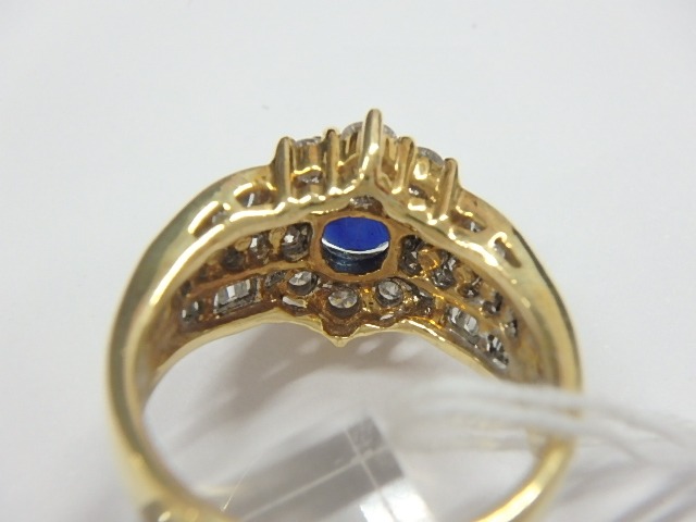 k18 サファ 7.9g 1.7ct 1.29ct