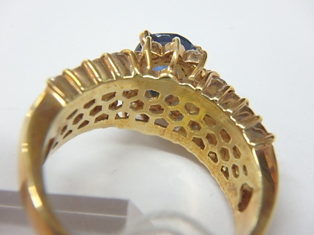 k18 サファイア 7.5g 1.48ct 1.00ct 