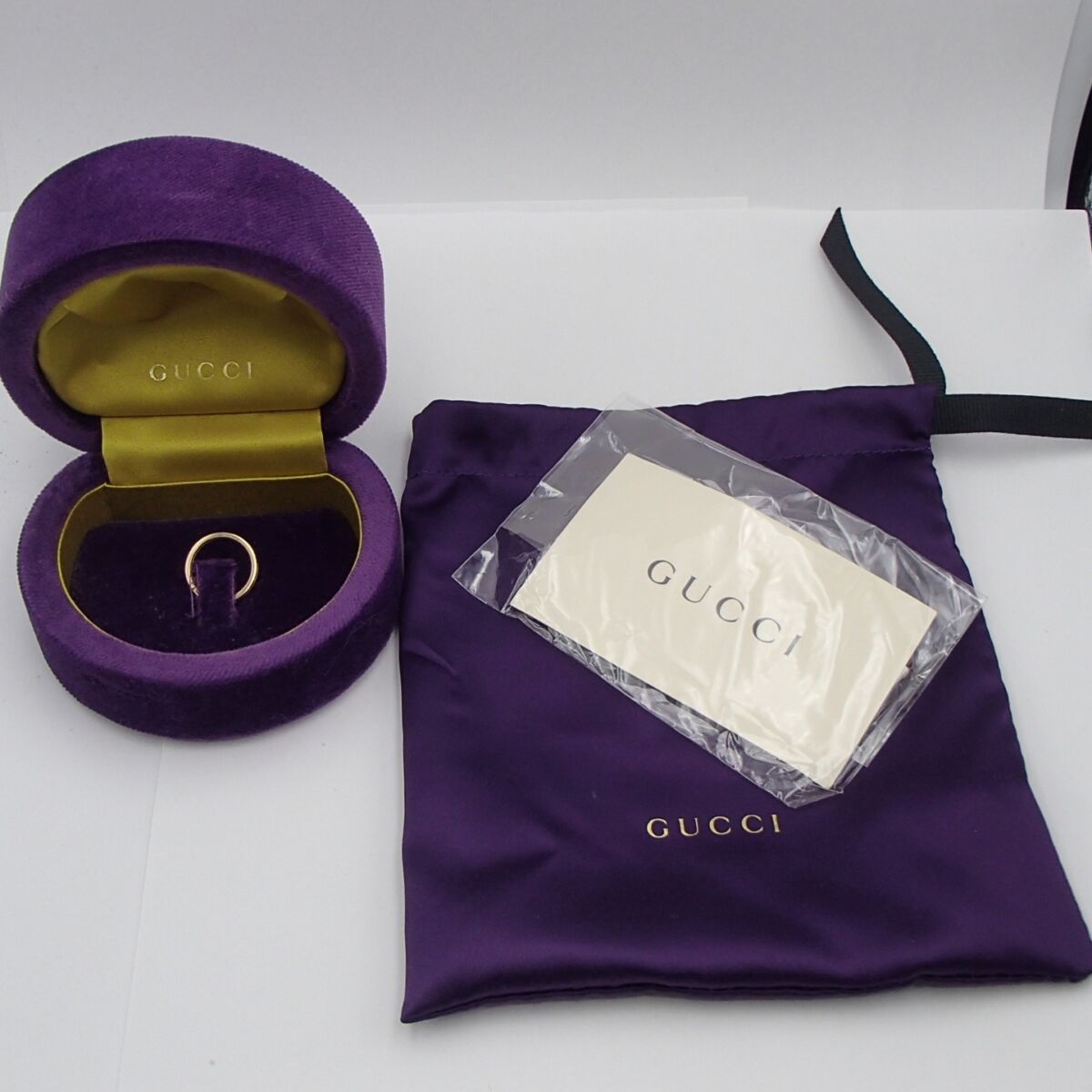 GUCCI グッチ インフィニティリング 指輪 K18 750 1.8g アクセサリー ブランド ヴィンテージ 金 ゴールド