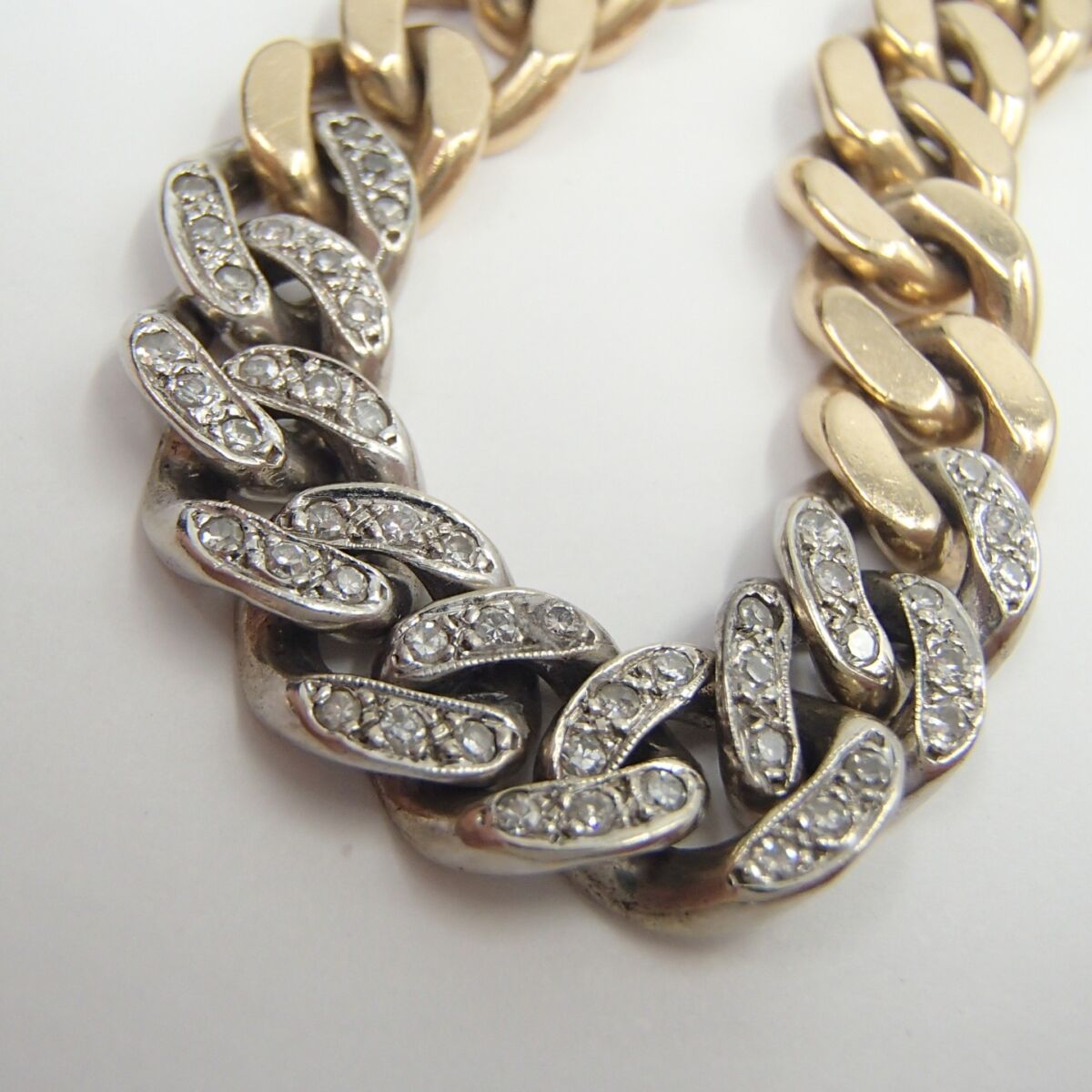 Tiffany&Co. ティファニー ブレスレット 14K 約32.8g  喜平 ダイヤ アクセサリー