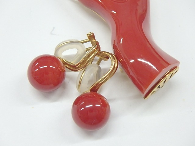 K18　サンゴアクセサリー
