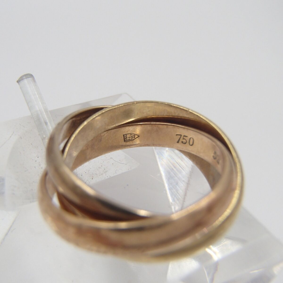 Cartier カルティエ トリニティ 3連 リング  K18 750 約8.5g  指輪 アクセサリー 
